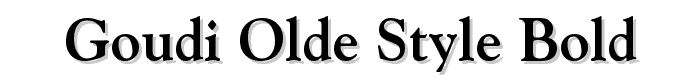 Goudi Olde Style Bold font